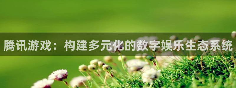 杏运体育app下载安装：腾讯游戏：构建多元化的数字娱乐生态系